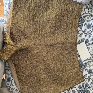 Gold H&M mini shorts